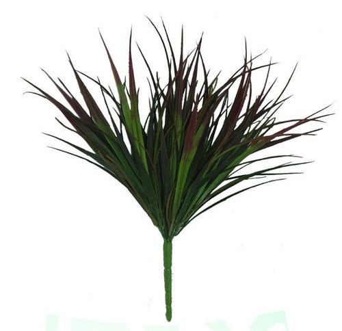 15 inch Vanilla Grass with 86 lvs Avail in Burgundy Green Brown