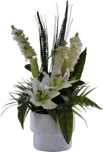 Tiger Lilly & Stock with Asplenium