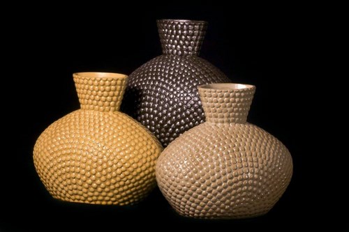 Round Cobble Vases