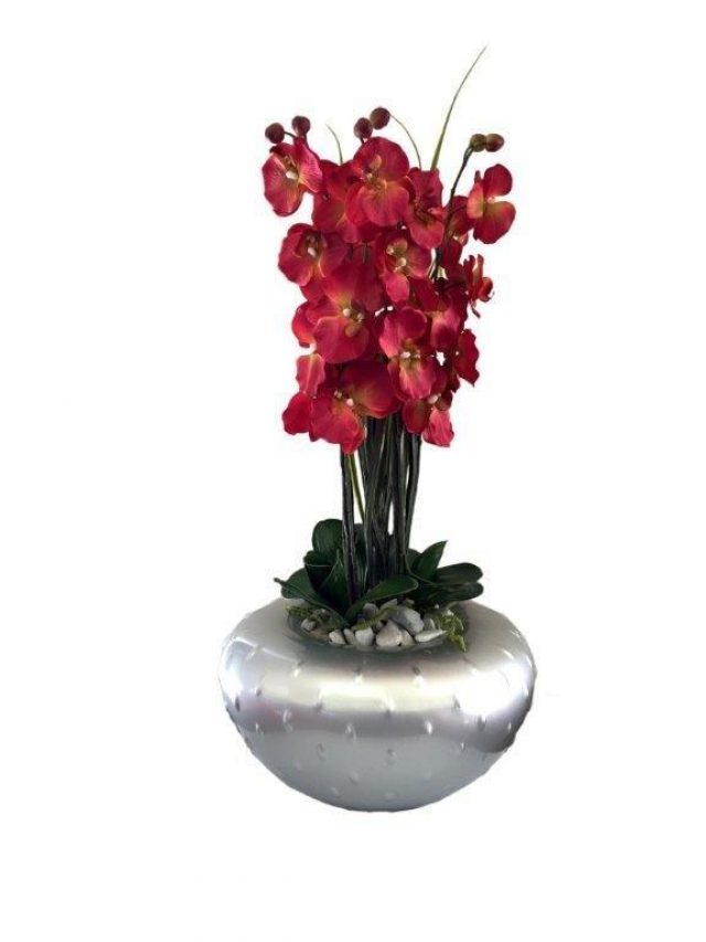 Silk Flower Arrangements in Vases